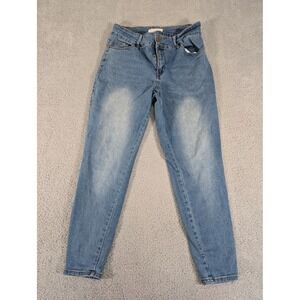 Curvalicious Jeans Womens 14 Blue High Rise Skinny Stretch‎ Denim Casual Pants